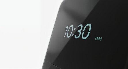Digital Clock Display Showing 1030 Modern Interface Tech Gadget