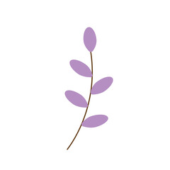 Fototapeta premium purple leaves vector illustration 