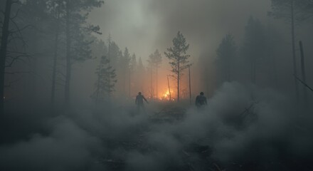 Inside the Inferno - Disorientation in a Smoky Forest