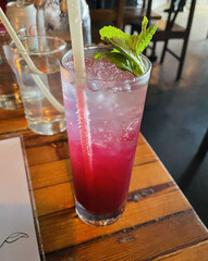 Sparkling Berry Mint Cooler