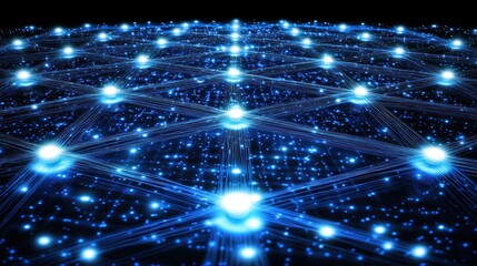 Fototapeta premium Complex network structure