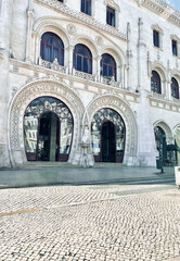 Ornate Façade in Lisbon