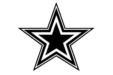 Obraz premium Gold Star of David and bright red star icons on black background illustration