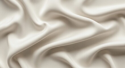 Obraz premium Soft, flowing fabric with delicate folds and subtle shadows creates a luxurious, elegant texture.