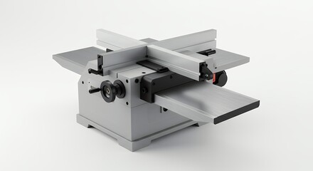Gray woodworking planer machine