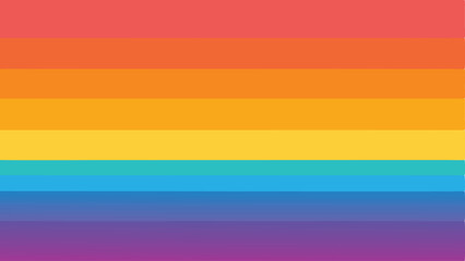 Colorful gradient horizontal rainbow stripes with transparency for design applications