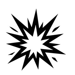 Abstract Starburst Explosion Graphic Design Element