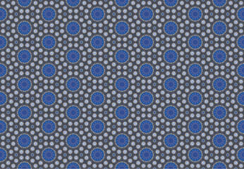 Seamless Fabric Cloth Perspective Template Luxury Tile Digital Decoration Visual Symmetric Texture Art Interior Graphic Textile Endless Background Wallpaper Fashion Shape Design Geometric Pattern.