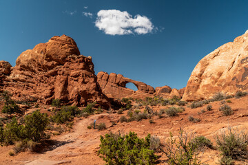 Fototapeta premium Double Arch in Arches National Park