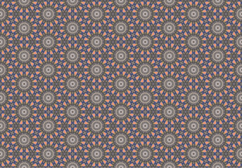 Seamless Luxury Perspective Design Visual Background Decoration Art Digital Texture Geometric Fashion Cloth Fabric Interior Symmetric Endless Tile Graphic Template Textile Shape Wallpaper Pattern.