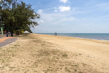 Hiburan Beach in Kuala Rompin, Malaysia