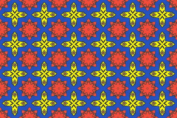 Seamless Design Graphic Tile Shape Cloth Art Fashion Endless Texture Textile Template Background Visual Geometric Digital Perspective Wallpaper Decoration Luxury Interior Symmetric Fabric Pattern.