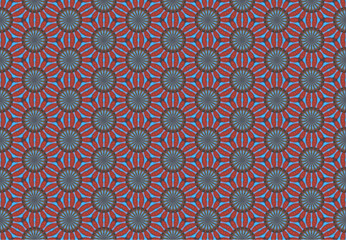 Seamless Luxury Texture Cloth Fashion Graphic Digital Tile Fabric Visual Template Endless Interior Decoration Symmetric Background Design Wallpaper Perspective Geometric Art Shape Textile Pattern.
