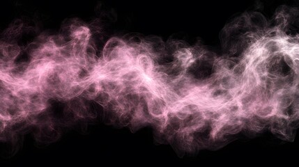 Obraz premium Abstract Pink Smoke Wave Background Texture