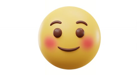 Fototapeta premium Cheerful emoticon face design