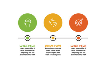 Business data visualization. timeline infographic icons designed for abstract background template milestone element modern diagram process technology digital marketing data presentation chart Vector