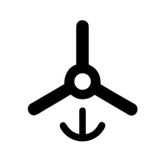 Obraz premium celling fan icon