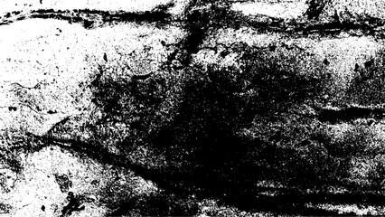 Erosion on rock silhouette