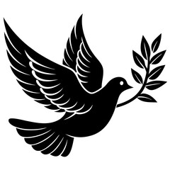 dove of peace vector illustration
