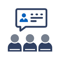 Iconic Depiction of Online Conference and Team Collaboration in a Digital Environment