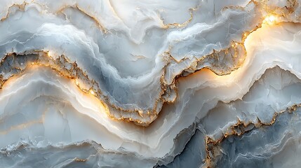 Obraz premium Abstract Marble Texture with Gold Veins Elegant Background