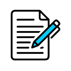 Cyan pencil against black backdrop symbolizing creativity, writing, and design concept