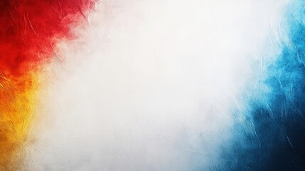 Fototapeta premium Abstract Colorful Background with Red, Blue, Yellow, and White Hues in a Soft Artistic Texture for Various Creative Uses and Designs