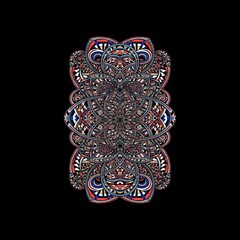 Incredible, amazing, mind-blowing optical illusion isolated against a black background, contrast, depth perception, hallucination, impossible geometry, visual distortion, perspective, geometric