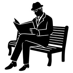 man sitting on a chair