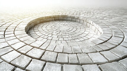 Stone circles recede, a gentle spiral