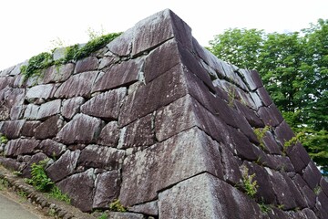June 28, 2025, Morioka, Iwate Prefecture, Japan.The ruins of Morioka Castle and the surrounding area.