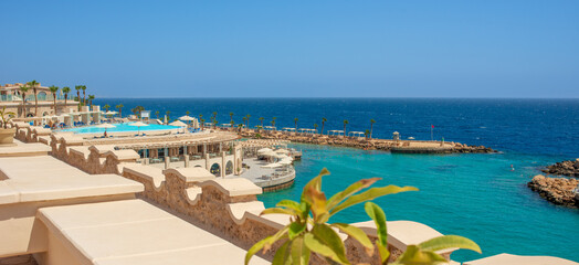beautiful views of sunny egypt sahl hasheesh hurghada for background