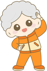 Elderly Woman Exercising, Senior Fitness, Active Grandma, Older Adult Stretching, Healthy Aging, 할머니 운동, 시니어 운동, 노인 건강, 스트레칭, 어르신

