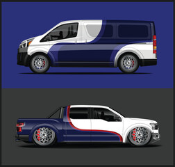 Custom Car Wraps for Van and Pickup Truck