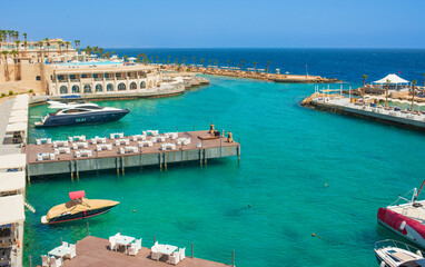 beautiful views of sunny egypt sahl hasheesh hurghada for background