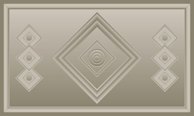 Wall painting design vector background