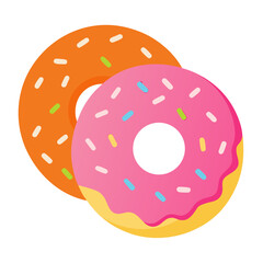 donut with chocolate icing