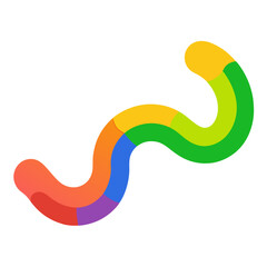 vector illustration of a rainbow