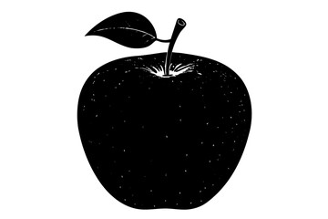 Minimal apple illustration shown in clean line art and bold silhouette styles. Simple organic fruit design suitable for icons, logos, education, or nutrition concepts.