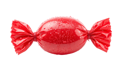 Toffee and a festive red bow symbolize holiday love and celebration