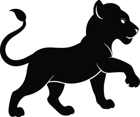 Jungle Animal Silhouette Bundle, Lion, Elephant, Giraffe, Monkey, Zebra, and Wildlife Vector Set