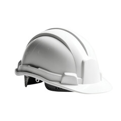 Fototapeta premium White safety helmet or hard cap on white and transparent background.