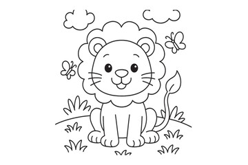 Printable Kids Coloring Pages – Cute Animals, Fantasy, School & Fun Themes Line Art