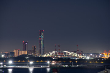 大阪南港の夜景