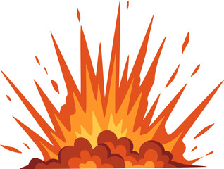 Cartoon Bomb Explosion
