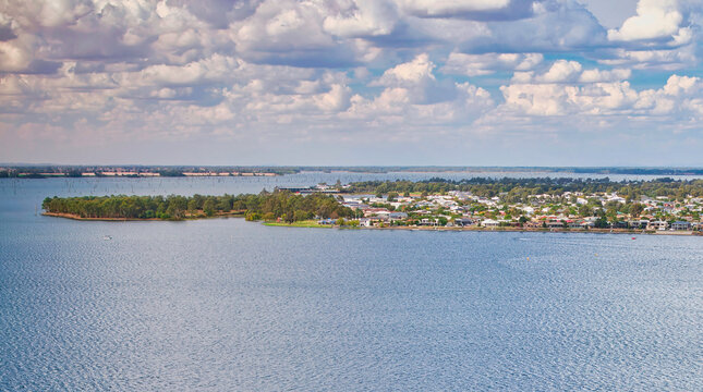 Part of the E C Griffith Cup course on Lake Mulwala with the Sebel Hotel