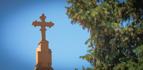 Southwestern-Style Christian Steeple