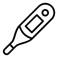 thermometer icon line