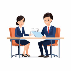 コンサルティングを表すベクター素材