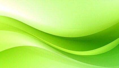 Fototapeta premium Abstract flowing green background